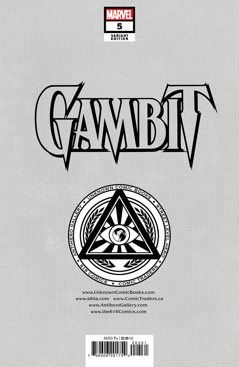 GAMBIT #5 UNKNOWN COMICS IVAN TAO EXCLUSIVE VAR (11/16/2022)