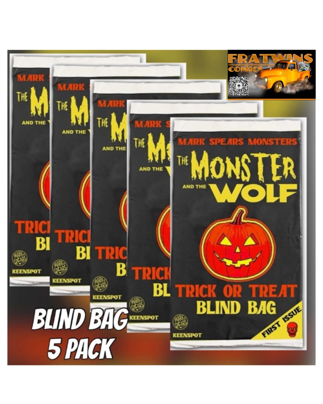 * Pre-sale * Mark Spears The Monster and the Wolf Blind Bag x 5 Pack
