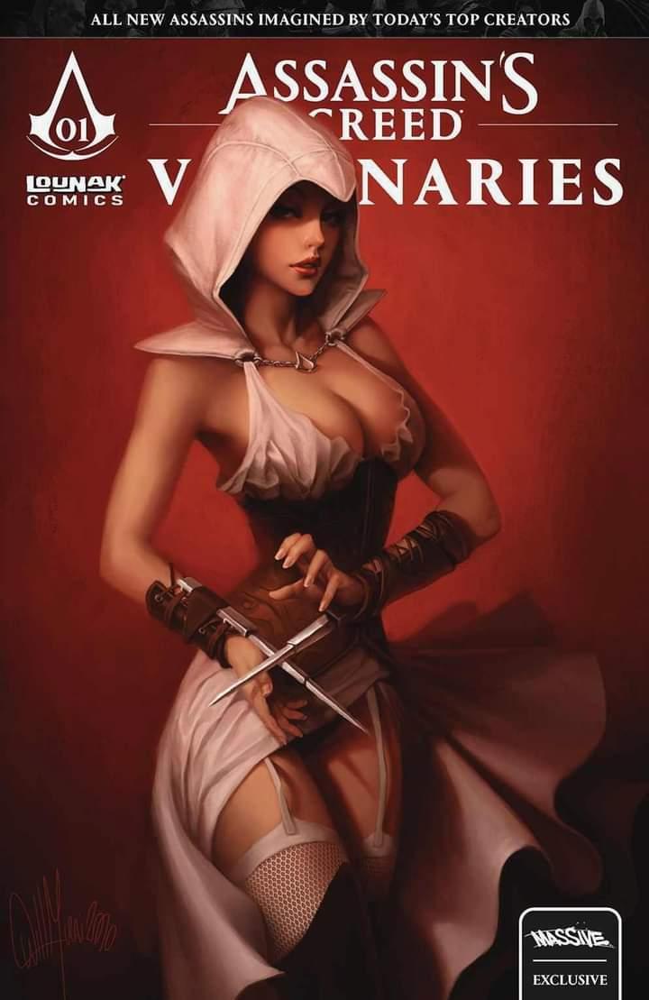 Exclusive Assassin's Creed  Visionaries complete set including Foil (Virgin)