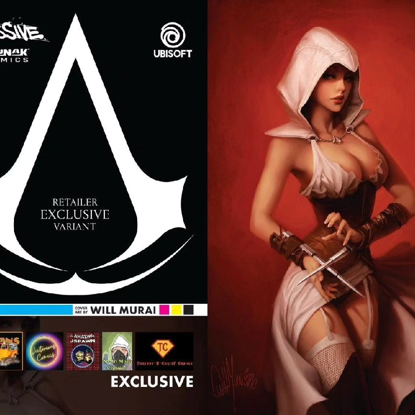 Exclusive Assasin's Creed Visionaries virgin cover