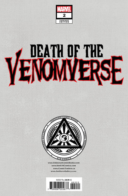 DEATH OF THE VENOMVERSE #2 UNKNOWN COMICS LEIRIX EXCLUSIVE VAR (08/16/2023)