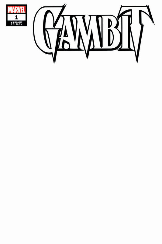 GAMBIT 1 UNKNOWN COMICS BLANK EXCLUSIVE VAR (07/06/2022) (07/27/2022)