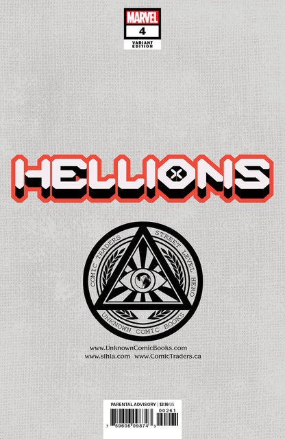 HELLIONS #4 UNKNOWN COMICS JAY ANACLETO EXCLUSIVE VIRGIN VAR (09/16/2020)