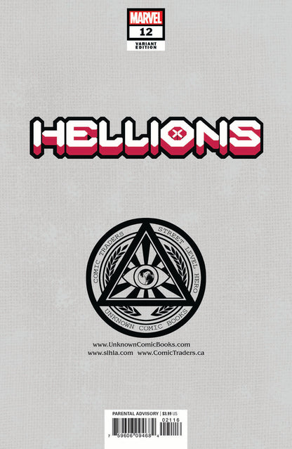 HELLIONS #12 UNKNOWN COMICS SABINE RICH EXCLUSIVE VIRGIN VAR GALA (06/02/2021)